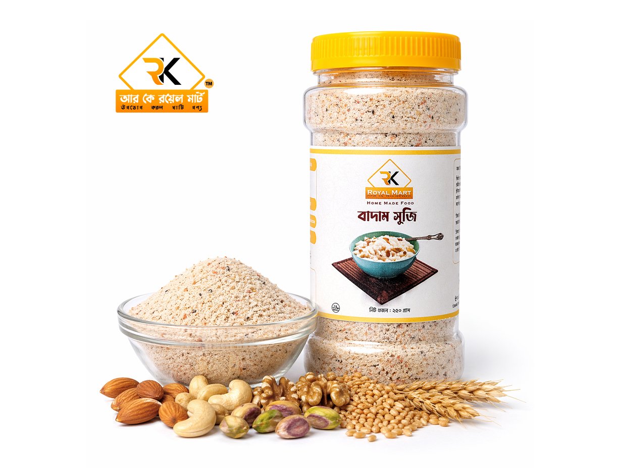 বাদাম সুজি ৫০০ গ্রাম